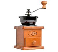 Abonda Retro Manual Coffee Grinder, Vintage Coffee Mill Grinder, Hand Crank Coffee Grinders with Burrs, Hand Coffee Mil, Brush