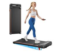 Abonow Walking Pad with Incline, 1-6 Km/H 8% Portable Under Desk Walking Treadmill, Exercise Equipment For Home Office Use, Quiet Running Machine