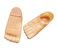 ABOOFAN 1 Pair Giant Shoe Covers Giant Feet Covers Tiny Stuff Masquerade Giant Cosplay Props Funny Shoes Big Toe Slippers Prom Props Halloween Party Supplies Apparel Plastic Large
