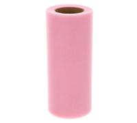 ABOOFAN 1 Roll Pink Tulle Fabric Ribbon Mesh Tulle Ribbon for Sewing Craft Decoration, Durable Polyester Material, Not Easily to Break, for Scrapbooking and Wrapping