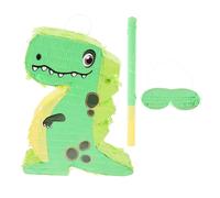 ABOOFAN 1 Set Dinosaur with Stick and Blindfold Cute Dino Theme Birthday Decorations Fun Game and Decorative for Halloween Christmas and Parties
