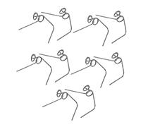 ABOOFAN 10 Pcs Electric Scooter Brake Pad Return Springs Durable Disc Brake Calipers Retaining Clips Replacement for Motorcycles and Bikes