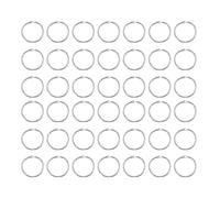 ABOOFAN 100Pcs 25Mm Inner Diameter Binding Rings DIY Opening Connective Hoops Loose Leaf Metal Rings for Crafting Photo Albums and Scrapbooking