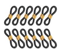 ABOOFAN 100pcs Black Adjustable Bird Leg Stabilizer Bands for Chicks Ducks Quails, Rubber and Metal Splay Leg Hobble Braces Corrective Support and Easy to Use Design