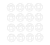 ABOOFAN 100pcs Clear Resin Coat Buttons Invisible Snap Fasteners for Sewing DIY Jackets Shirts Craft Accessories with Smooth Surface