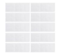 ABOOFAN 100pcs Clear Self-adhesive Necklace Display Card Pockets Transparent Bags for Jewelry Chain Storage and Organization