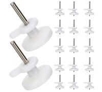 ABOOFAN 100pcs Mini Non-Mark Wall Hooks for Photo Frames and Paintings, White Abs Plastic Picture Hanging Hooks that Protect Walls and Remain Invisible After Hanging, for Home Decoration