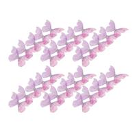 ABOOFAN 100pcs Mini Tulle Double Layer Butterfly Wing Hair Clips for Teens Women Ancient Costume Purple Cute Headwear Party Cosplay Han Chinese Outfit