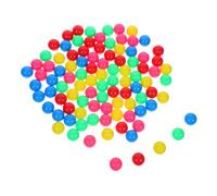 ABOOFAN 100pcs Montessori Stem Plastic Counting Balls for Preschool Learning Hollow Colorful Balls for Probability Experiments and Sorting Games Educational