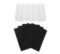 ABOOFAN 100pcs Plastic Coin Storage Box with 30mm Round Capsules and Inner Pads for Secure Coin Placement and Efficient Batch Organization, for Collecting and Daily Currency Sorting