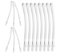 ABOOFAN 100pcs White Metal Bobby Pins Hair Accessories for Women, Decorative and Sturdy Non-slip Design, Elegant and Beautiful Hair Clips Suitable for Everyday Use