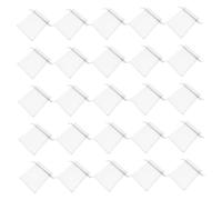 ABOOFAN 100pcs White Organza Drawstring Bags Small Transparent Mesh Pouches for Jewelry Candy Wedding Party Favors Shower Packaging