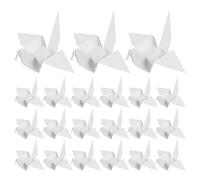 ABOOFAN 100pcs White Origami Crane Decorations Lightweight Paper Craft Birds for Wedding Origami Photo Props and Crane Party Decorations 5.3 Inch Premade Folding Paper
