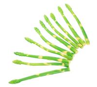 ABOOFAN 10Pcs Artificial Asparagus Decor Lifelike Vegetable Models for Party Wedding Photography Props Home Kitchen Display Faux Food Staging Imitation Plants Indoors