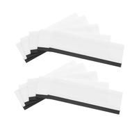 ABOOFAN 10pcs Automotive Vinyl Wrapping Tool Rectangular Rubber Squeegee for Car Window Tint Application Plastic Film Installation Tool Kit for Auto Glass Film