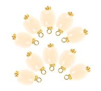 ABOOFAN 10pcs Beige Resin Round Buttons for Clothes Hand-Polished Vintage Flower Design Chinese Style Cheongsam Hanfu Shirt Craft Closures Embellished Sewing Accessories
