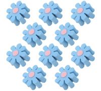 ABOOFAN 10pcs Blue Flower Car Antenna Toppers Eva Material with Easy Installation and Uv-resistant Features for Car Exterior and Roof Decoration