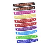 ABOOFAN 10Pcs Colorful Hair Comb Delicate Female Hairpins Lightweight Barrettes for Women Teens Stylish Ponytail Holders Simple Compact Design