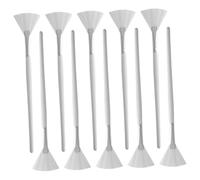 ABOOFAN 10pcs Flare Brush Mask Applicator Soft Bristle Mask Brush for Facial Women Makeup