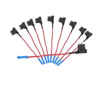 ABOOFAN 10Pcs Fuse Tap Adapter Heavy Duty In Line Fuse Holder for Car Accessories Gauge Wire Compatible with All Vehicle Types Insulated Terminals for Safe Connection