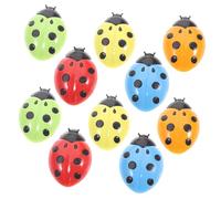 ABOOFAN 10pcs Magnet Buckle Locker Magnets Decor Rubber Fridge Magnet Ladybird Locker Magnets Rubber Whiteboard Magnets Refrigerator Magnets Ladybird Whiteboard Magnets Decor