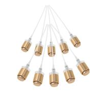 ABOOFAN 10pcs Mini Perfume Spray Nozzle Gold Neck Pump Sprayer for DIY Custom Fragrance Bottles Fit for Refillable Perfume Atomiser Smooth Press Mist Head for Travel and Home Use