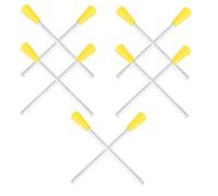 ABOOFAN 10pcs Plastic Percussion Triangle Mallets with Replacement Iron Sticks for Early Music Education and Band Practice for Adults Musical Instruments