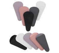 ABOOFAN 10Pcs PU Leather Scissors Cover Protectors Set Portable Shear Holder for Stylist, Safety Scissor Sleeve with Sturdy Protection, Multi-Color Scissor Sheath for Sewing and Salon Use