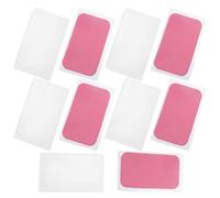 ABOOFAN 10pcs Reusable Silicone Eyelash Stickers for Lash Extensions, Thin Pink and Eyelash Lift Pads, Self-Adhesive Silicone Makeup Pads for Beauty Salon and Personal Use