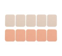 ABOOFAN 10pcs Square Face Makeup Applicators Comfortable Synthetic Sponge Powder Pads for Home and Daily Use Friendly to The Skin Cosmetic Pads
