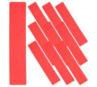 ABOOFAN 10pcs Tennis Training Markers Red Carpet Spot Marking Pads for Basketball Football Soccer Court PE Teacher Supplies