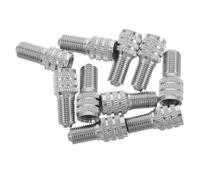 ABOOFAN 10pcs Tire Hat Valve Stem Seals Vehicle Tire Valve Stem Caps Silver