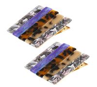 ABOOFAN 10Pcs Tortoise Shell Hair Barrette Clips for Women Stylish Acetate Duckbill Hair Clamps Strong Hold for Thick for Thin Multi-color for Everyday Styling and Beauty Routines