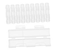 ABOOFAN 10pcs Transparent Makeup Brush Caps Protector Sleeve Dustproof Cosmetic Brush Covers for Travel and Daily Storage Snug Fit Guard to Prevent Bristle Damage and Slipping