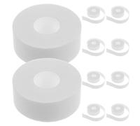 ABOOFAN 10pcs White Self-Adhesive Collar Protectors for Shirts - Sweat-Absorbing Invisible Collar Sweat Pads, Disposable Absorbent Neck Liners for Men’s Shirt and Hat Sweat Protection