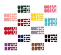 ABOOFAN 12 Sheets Toe Nail Wrap Stickers Adhesive Nail Decals for Manicure Salon and Home Use Easy Application No Glue Needed