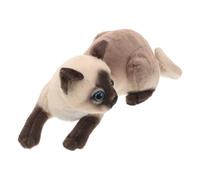 ABOOFAN 12' Siamese Cat Plush Soft Stuffed Animal with Realistic Details and Floppy Body, Cuddly Soft Plushie with Plush and Pp Cotton Material, Decorative Pillow for Beds and Sofas,