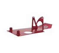 ABOOFAN 125Cc Motorcycle Engine Protection Plate Sturdy Aluminum Alloy Red Off-Road Skid Plate for Motocross Trail Riding Motorcase Guard
