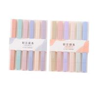 ABOOFAN 12pcs Double-ended Marker Pens Bright Pastel Colors Multipurpose Highlighters for Students Teachers Office Use Non-porous Surfaces