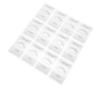ABOOFAN 12pcs False Eyelash Trial Cards for Eyelash Extension Practice, Lash Try On Display Tool Lash Exhibit Holder for Salon and Makeup Use