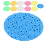ABOOFAN 12pcs Oval Compressed Facial Sponges Made of Cellulose Sponge, Portable and Quick Drying Face Washing Supplies for Gentle Exfoliating and Makeup Removal