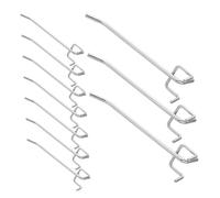 ABOOFAN 12pcs Pegboard Hooks Shelving Hanger for Pegboard Tool Holder Peg Hooks for Easy Installation Compatible Pitch