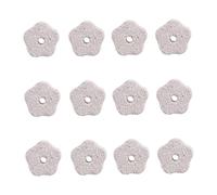 ABOOFAN 12Pcs Pet Chew Stone Teeth with Hole Mineral Blocks for Hamster Rabbit Guinea Pig Volcanic Rock Chewing for Dental Health