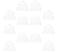 ABOOFAN 12pcs Square Plastic Seedling Cloche with Ventilation Holes 3.9in