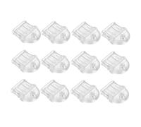 ABOOFAN 12pcs Transparent Type-c Port Covers Phone Charging Port Plug Covers PVC Dustproof Protective Stoppers Compatible with Usb-c Devices and Easy to Use