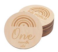 ABOOFAN 13pcs Cards Monthly Photo Props for Newborn Announcement Capture Growth Memories and Lightweight Circles for First Year