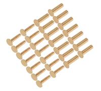 ABOOFAN 14 Pairs Copper Knife Handle Rivets for Secure Attachment in Cutlery Assembly and Kitchen Tools Bulk DIY Knife Handle Fastening Pins for Home Kitchens Sturdy Copper Rivet Hardware