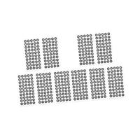 ABOOFAN 15 Sheets Scanning Reflective Markers Tear-resistant Reference Points for Optical Measurement Calibration Scanner Accessories for Industrial Design Medical Animation