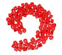 ABOOFAN 150pcs Plastic Clothes Hanger Markers Colored Clothing Rack Labels for Garment Hangers Retail Tags for and Inventory Management