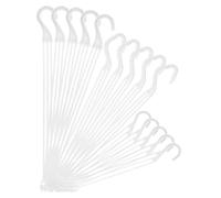ABOOFAN 15pcs Plastic Spider Plant Pot Hook with Sleek Look and Effortless Installation, Universal Fit for Baskets and Lanterns, for Indoor or Balcony Hanging